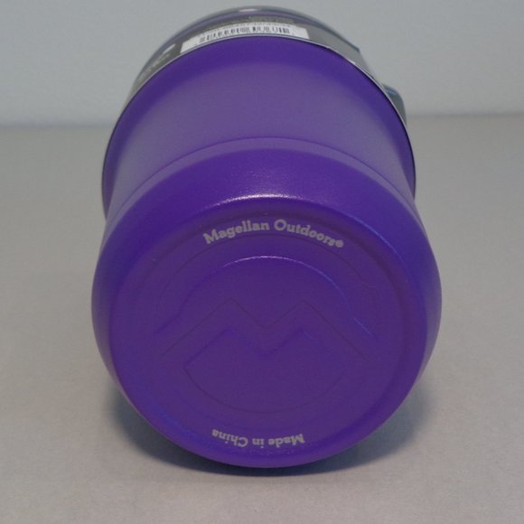 Magellan Outdoors 12 oz Stainless Steel New Purple Tumbler / Cup / Thermos - Picture 3 of 16